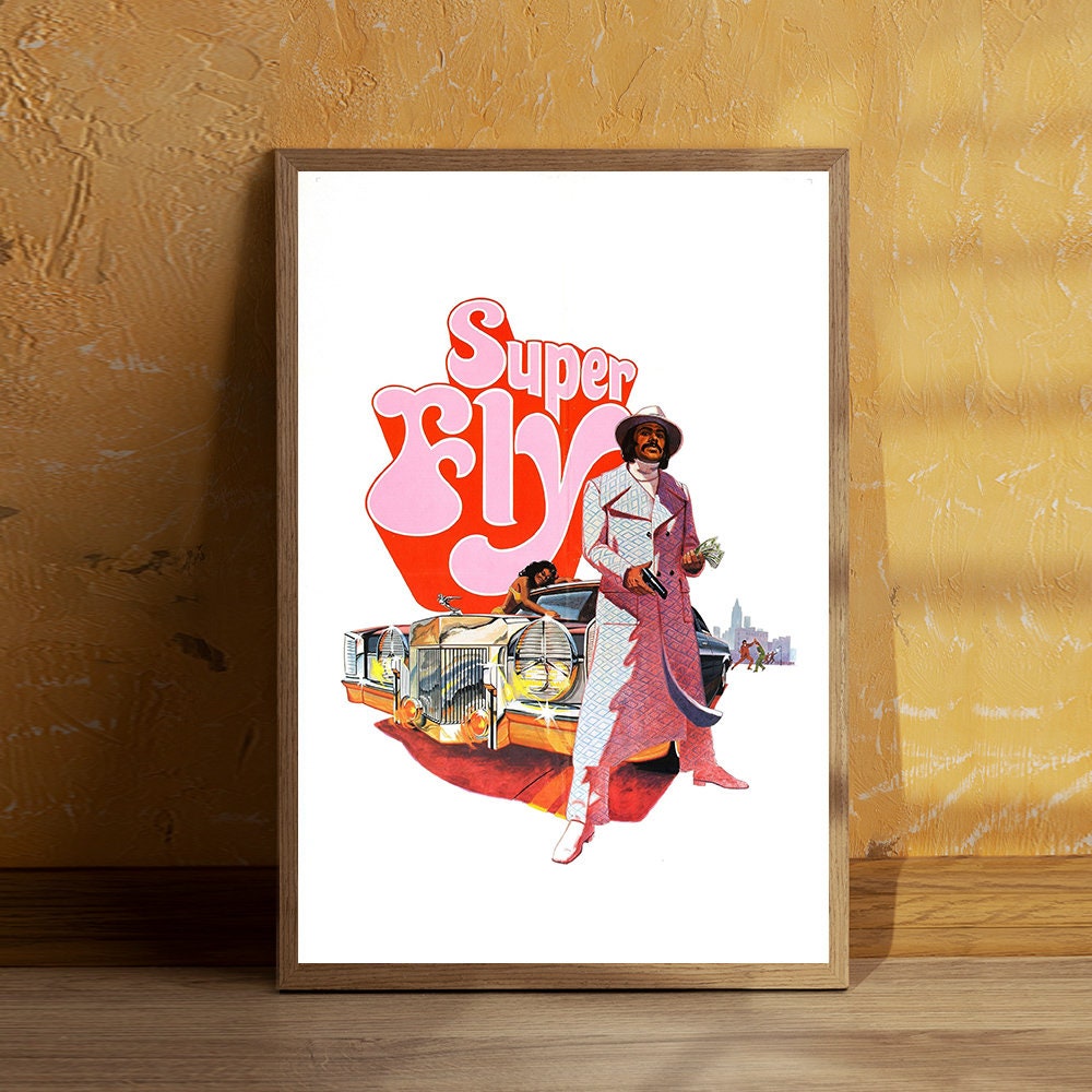Super Fly (1972)--movie Poster(regular Style) Art Prints,home