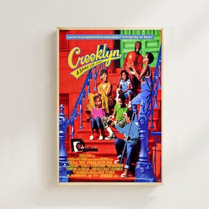 Crooklyn (1994)--Movie  Poster(Regular Style) Art Prints,Home Decor,Vintage Movie Poster,Canvas Poster