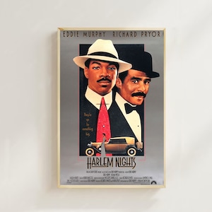 Harlem Nights (1989)--Movie  Poster(Regular Style) Art Prints,Home Decor,Vintage Movie Poster,Canvas Poster