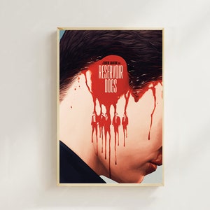 Reservoir Dogs (1992)--Cartaz de filme (estilo regular)Impressão artística, decoração para casa, pôster de arte para presente, pôster em tela