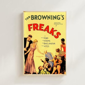 Freaks (1932)--Movie  Poster(Regular Style) Art Prints,Home Decor,Vintage Movie Poster,Canvas Poster