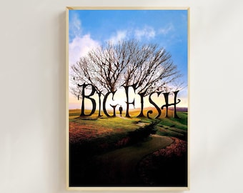 Big  fish- Movie   Poster (Regular Style) Art Prints,Home Decor, Art Poster for Gift，Canvas Poster