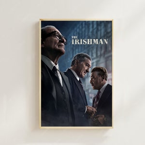 The Irishman- Movie  Poster (Regular Style) Art Prints,Home Decor, Art Poster for Gift，Canvas Poster