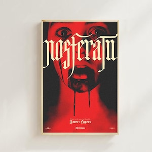 Nosferatu (2024)--Pôster de filme (estilo regular) Impressões de arte, decoração para casa, pôster de filme vintage, pôster de tela