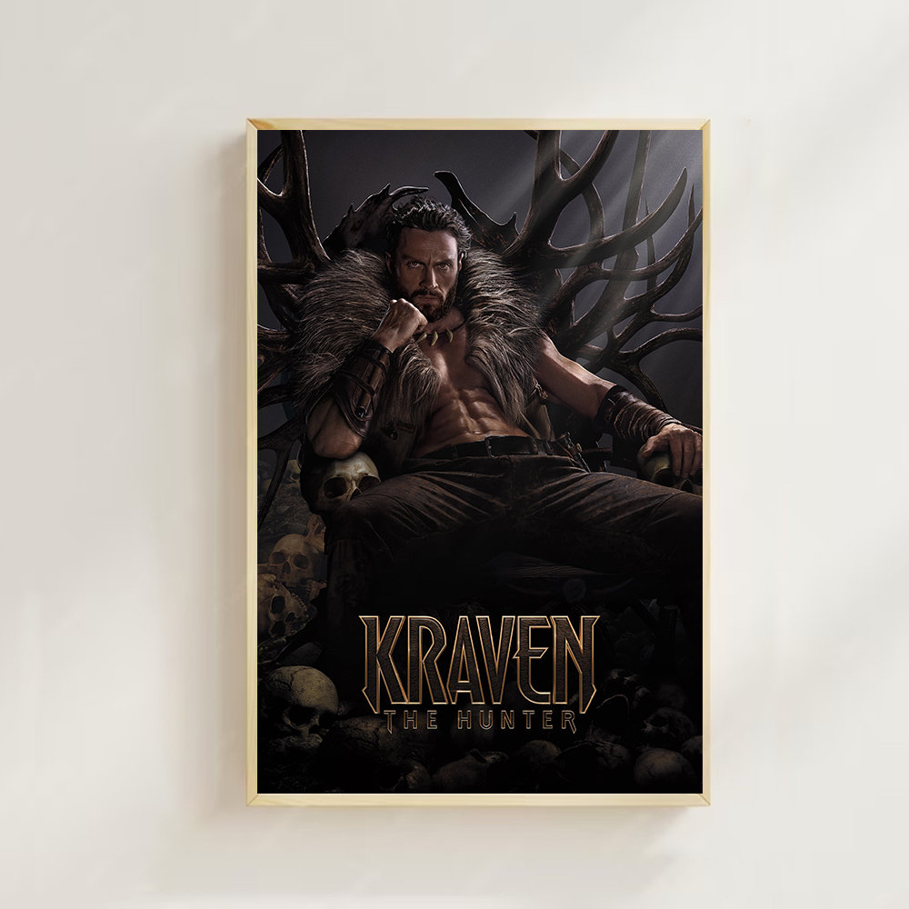 Kraven the Hunter 2024 Movie Poster regular Style Art Prints,home Decor