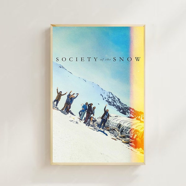 Society of the Snow--Movie  Poster(Regular Style) Art Prints,Home Decor,Vintage Movie Poster,Canvas Poster