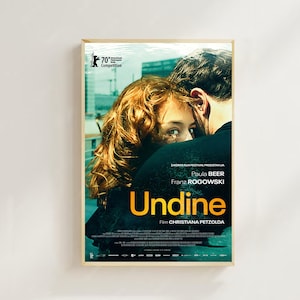 Undine-impressão de arte de pôster de filme, decoração de casa, pôster de arte para presente, arte de filme vintage, pôster de tela