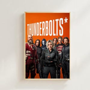 Thunderbolts (2025) --Movie Poster(Regular Style) Art Prints, Home Decor, Vintage Movie Poster,Leinwand Poster