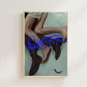 Queer (2024) - Cartaz de filme (estilo regular) impressões de arte, decoração para casa, cartaz de arte para presente, cartaz de tela