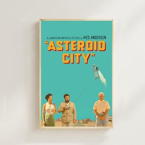 Asteroid City - pôster de filme (estilo regular) impressões de arte, decoração para casa, pôster de arte para presente, pôster de tela