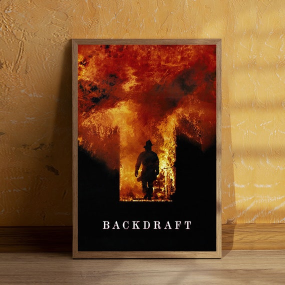 バックドラフト（1991）映画ポスターアートプリント：ホーム