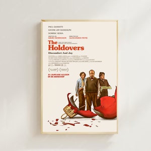 The Holdovers--Pôster de filme (estilo regular) Impressões de arte, decoração para casa, pôster de filme vintage, pôster de arte para presente, pôster de tela