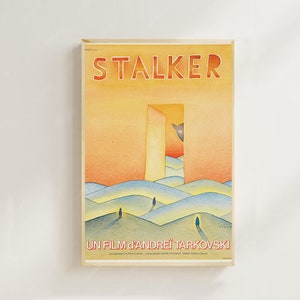 Stalker - Poster del film (stile normale) Stampe artistiche, decorazioni per la casa, poster artistico come regalo, poster su tela