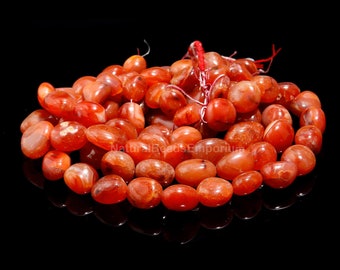Natural Carnelian Nuggets Beads, Orange Carnelian Handmade Jewelry Beads, Healing Gemstone Beads, Wholesale Price Gemstone Beads, Sale