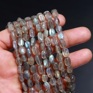 Labradorite Smooth Oval Beads, Natural Labradorite, Blue Labradorite Beads, Labradorite Oval Beads, Plain Labradorite Beads, Wholesale Beads