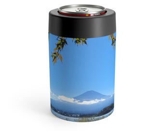 Portalatas con paisaje del Monte Fuji / Regalo de viaje escénico de Japón
