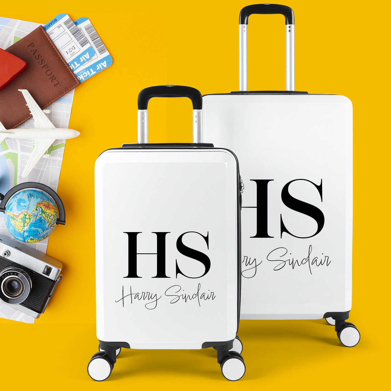 love island personalised hand luggage