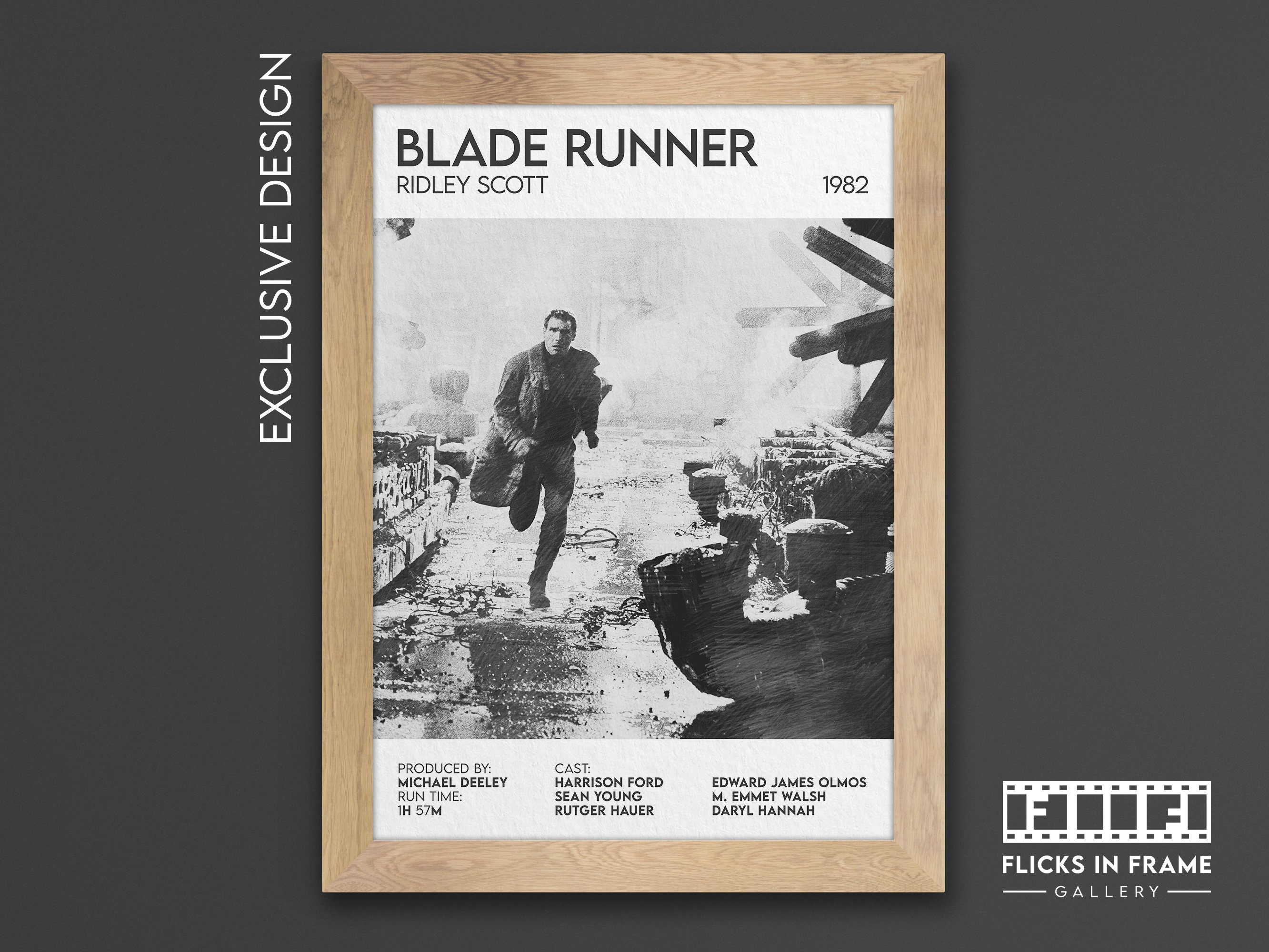 Blade Runner 1982 Inspired Premium Movie Film Poster Print