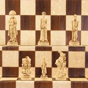 Chess Piece Set - Battle of Waterloo - Made in England by Studio Anne Carlton