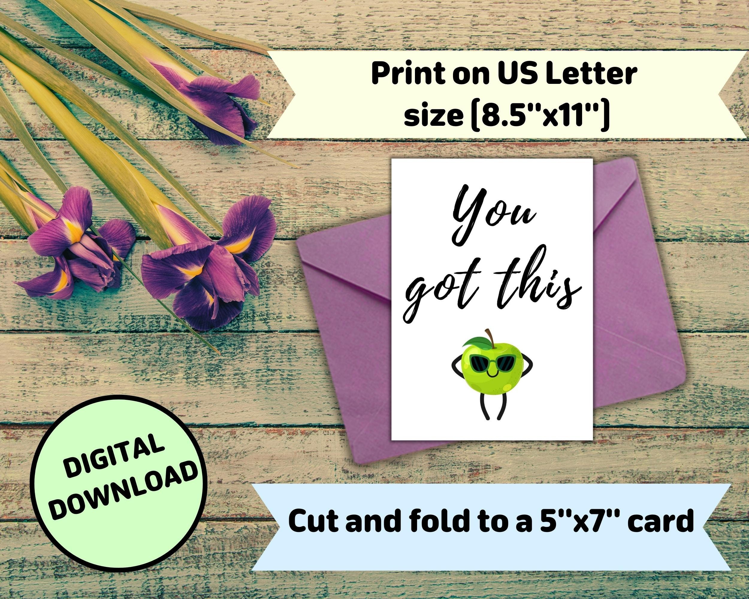 Printable You Got This Card Printable Card Instant Download - Etsy