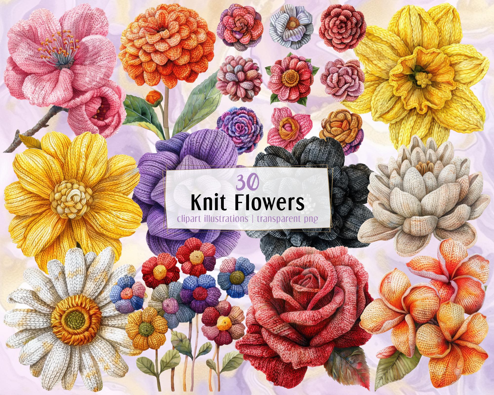K*K様 Ameri LOW RESOLUTION FLOWER KNIT TO K*K様 Ameri LOW