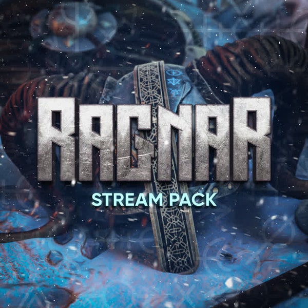 Ragnar Animated Stream/Twitch Overlays Pack |  Viking/Norse Streamer Package | Alerts, Webcam Overlays, OBS Scenes, Transitions, Panels