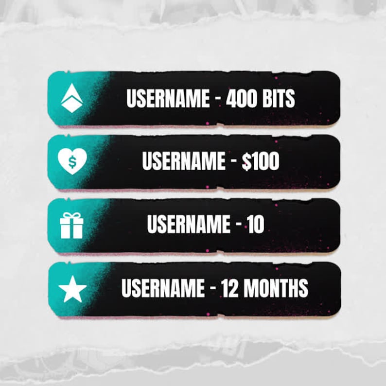 Street Animated Stream/twitch Overlays Pack Graffiti/urban Streamer