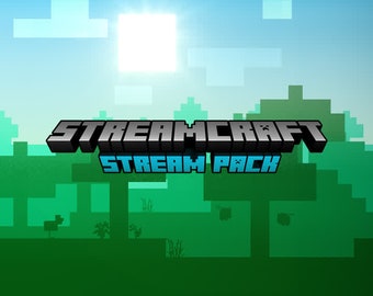 Streamcraft Animated Stream/Twitch Overlays Pack | Alerts, Webcam Overlays, OBS Scenes, Transitions, Panels