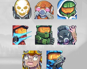 Warthog Animated Twitch Emotes | FPS/Futuristic/Military Emotes | Formatted for Twitch, YouTube and Facebook Gaming