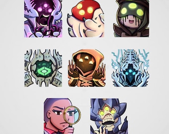 Dark Guardian Animated Twitch Emotes | Sci-fi/Fantasy/Futuristic Emotes | Formatted for Twitch, YouTube and Facebook Gaming