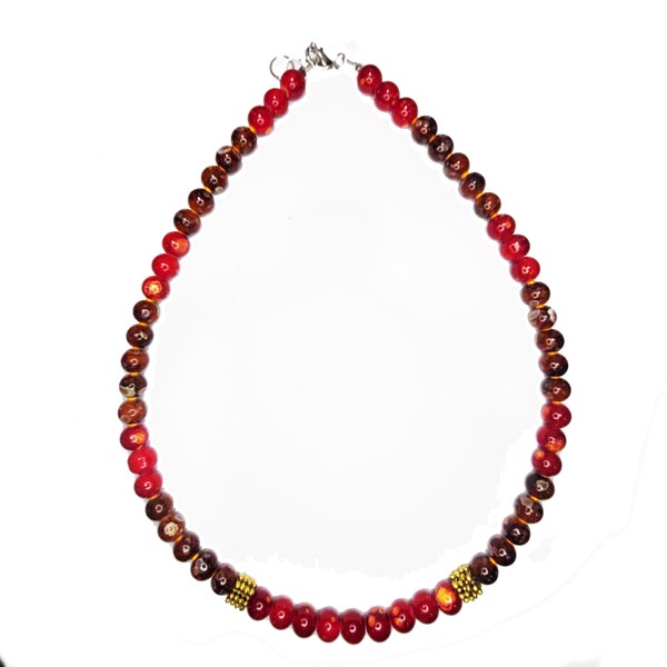 Collier à perles de verre- Glass Beads Necklace