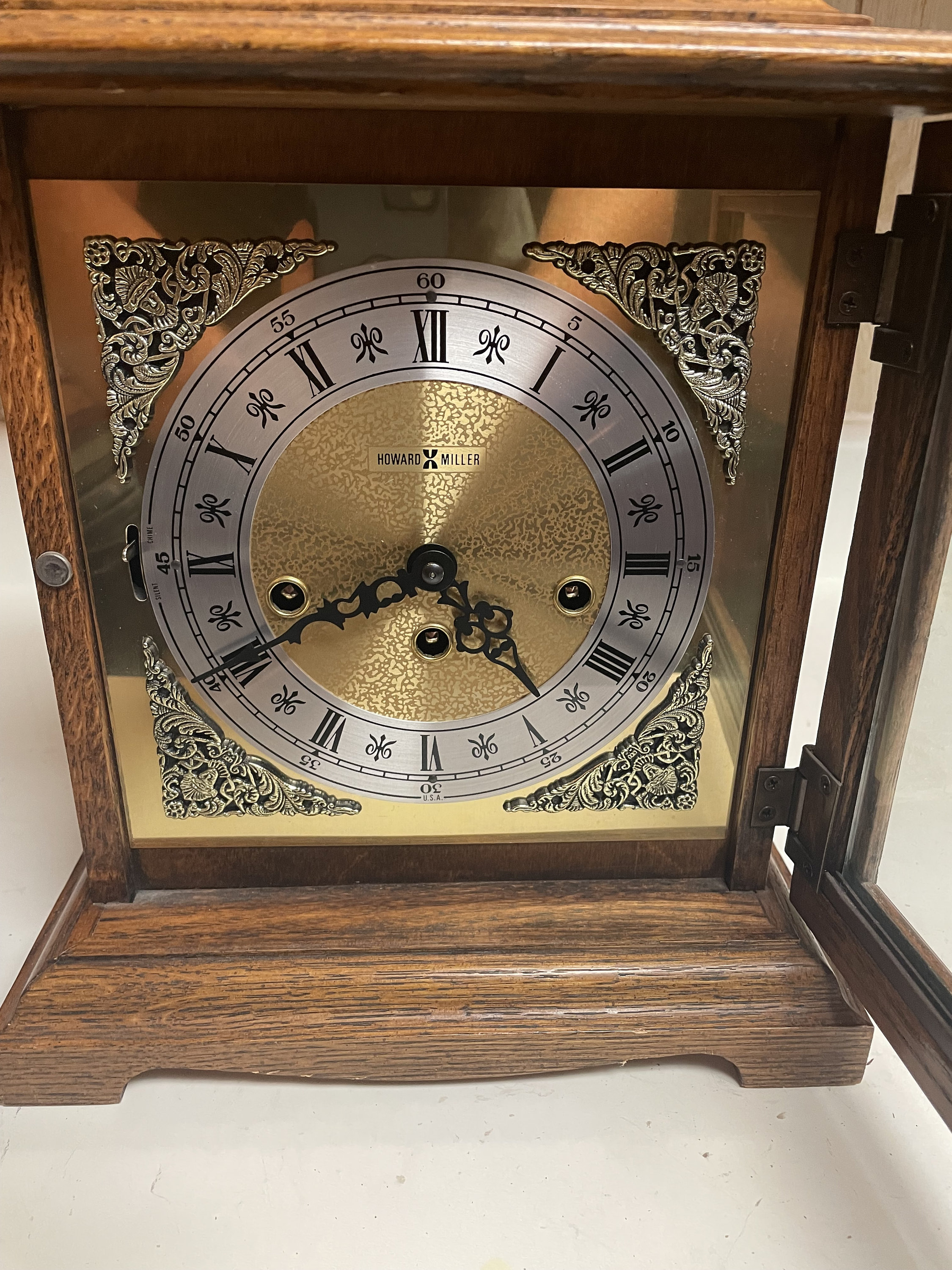 Howard Miller Mantle Clock Etsy