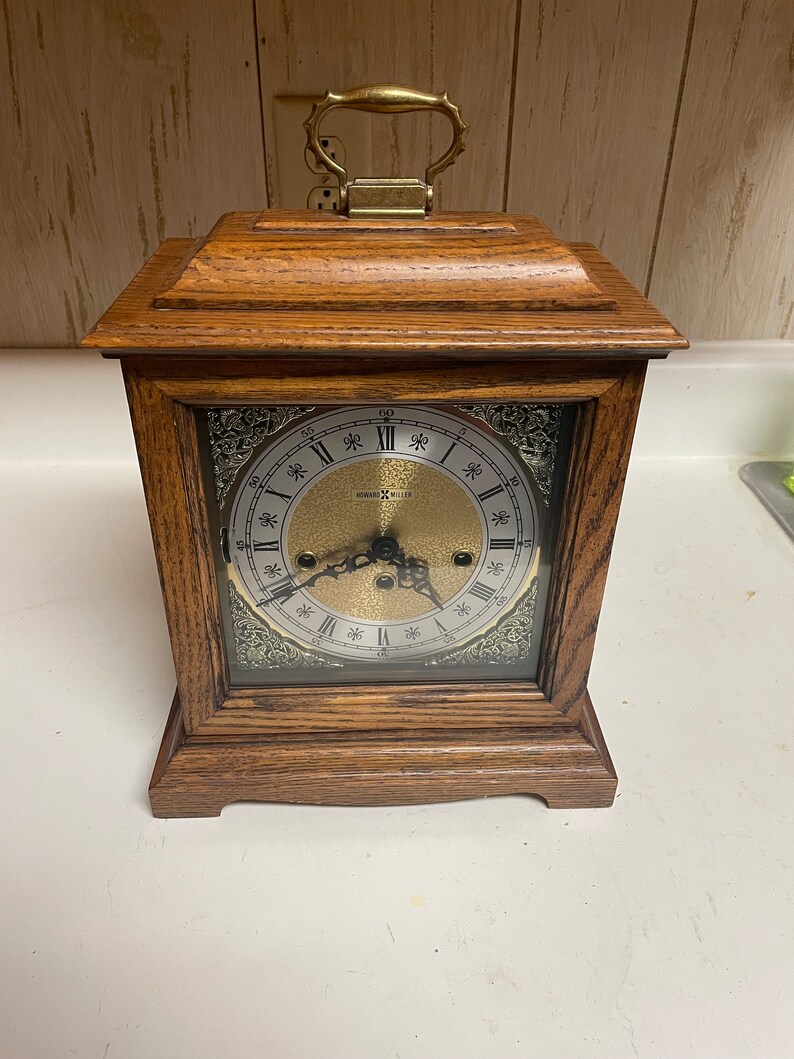 Howard Miller Mantle Clock Etsy
