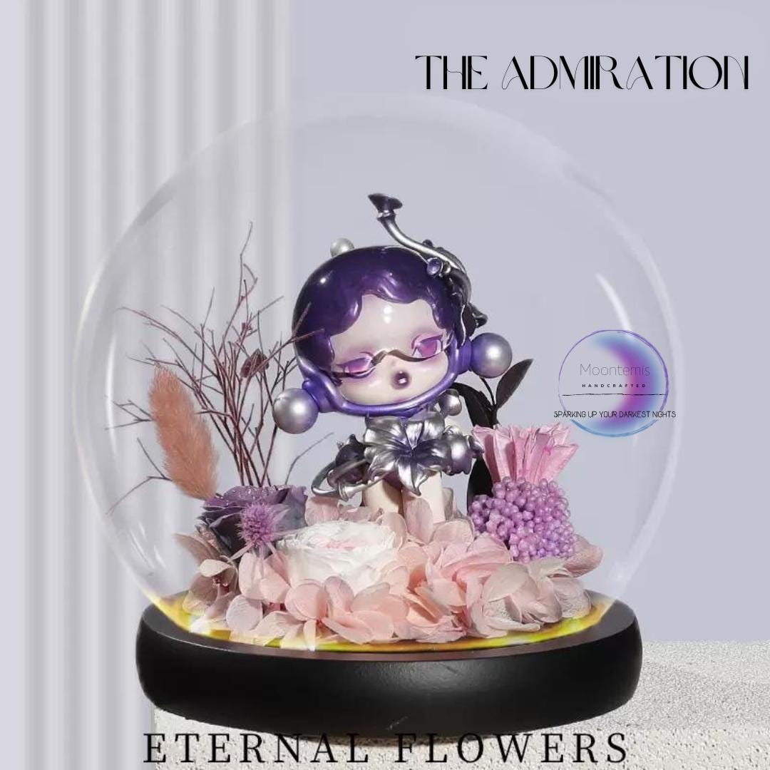 Skullpanda Eternal Flowers With LED Light & Blind Box Figure - Etsy