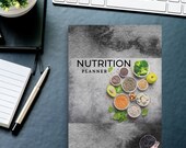 Nutrition Planner | Nutrition Planner | Instant PDF Download | Size A4,   28 Pages, Printer Friendly PDF Planner