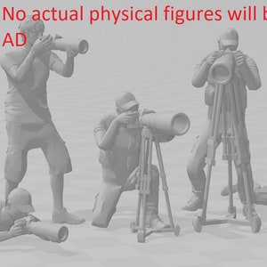 Photographer team - Slot Car scale 1/32