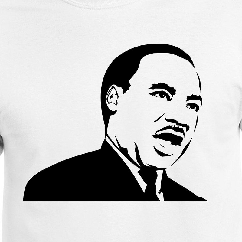 Martin Luther King Jr Silhouette Etsy
