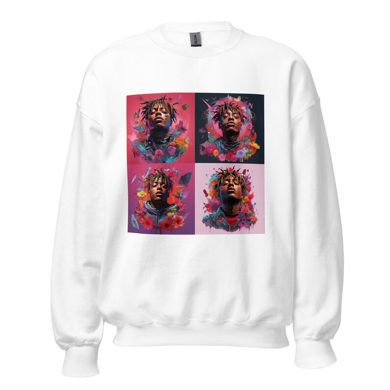 Juice WRLD Graphic Sweatshirt Unisex Streetwear Crewneck Etsy