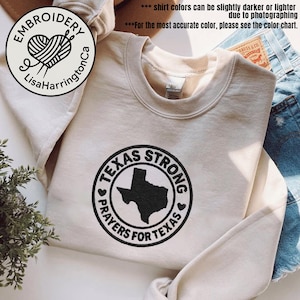 Embroidered Hill Country Strong Shirt, Texas Flood Strong Texas Support Tee, Camp Mystic Flood Awareness Shirt, 2025 Texas Flood Relief Tee