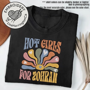 Besticktes Mayor Mamdani 2025 Shirt, Hot Girls für Zohran Shirt, Zohran Mamdani Shirt, Zohran für New York City, Mamdani für Mayor Tee