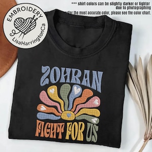 Besticktes Mayor Mamdani 2025 Shirt, Hot Girls für Zohran Shirt, Zohran Mamdani Shirt, Zohran für New York City, Mamdani für Mayor Tee
