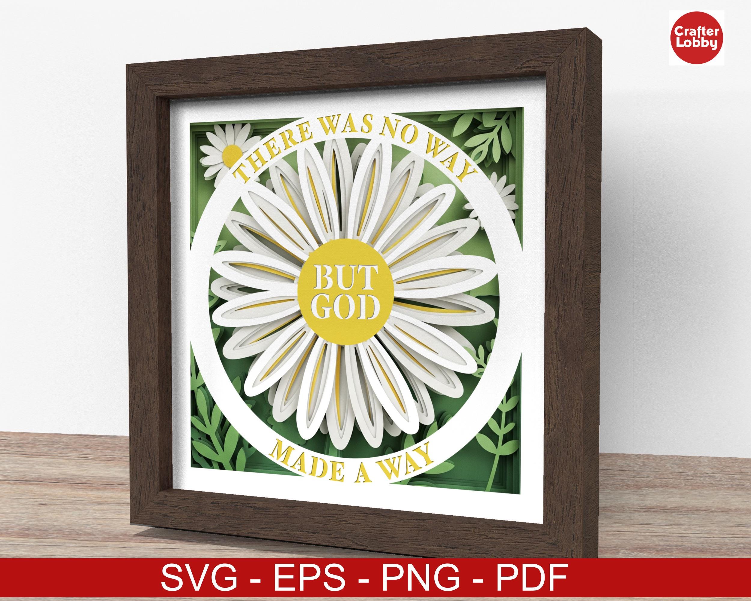 3d Daisy Shadow Box Bundle SVG, Cricut File, Paper Craft - Etsy