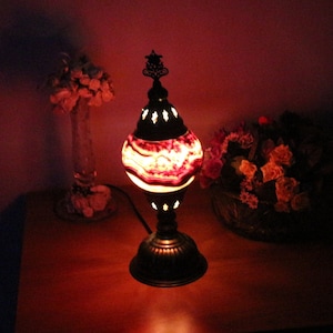 Onyx Lamp , Perfect Gift , Handmade Special Design ,Bedside Lamp , Desk Lamp , Meditation Lamp , Home Decor , Special Gift