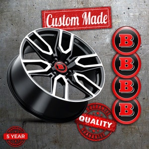 3D Print All sizes Brabus Decal Sticker for Laptop,Tablet, Phone, Rims -  Wheel Caps - Wheel Center Hub Domed Logo