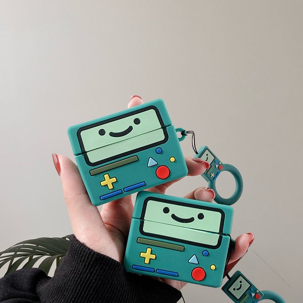 Adventure Time Beemo airpods case /bmo earphone case/ adventure time / airpods 1/2/3/pro silicone anime earphone case kawaii