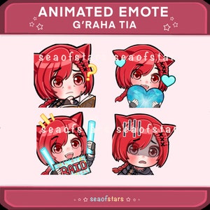 FFXIV G&#39;raha Tia Animated Emote Set