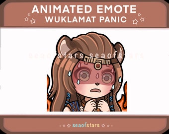 FFXIV Wuk Lamat Panic Animated Emote