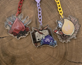 FFXIV Job Classes Acrylic Charms