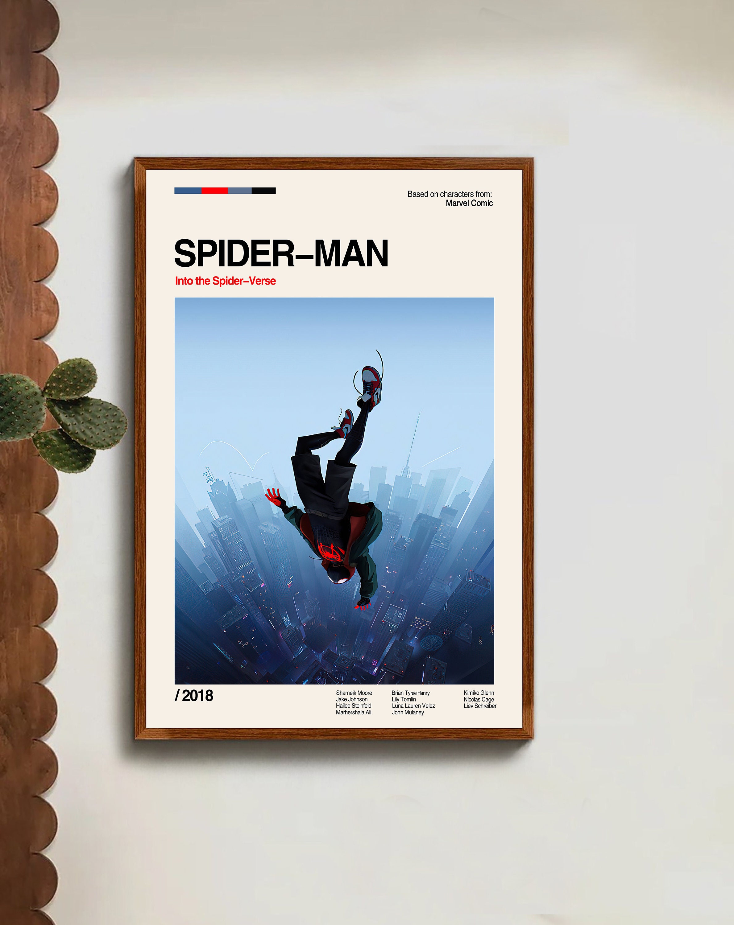 Spiderman Movie Poster, Spiderman Print, Wall Art, Minimalist Movie ...