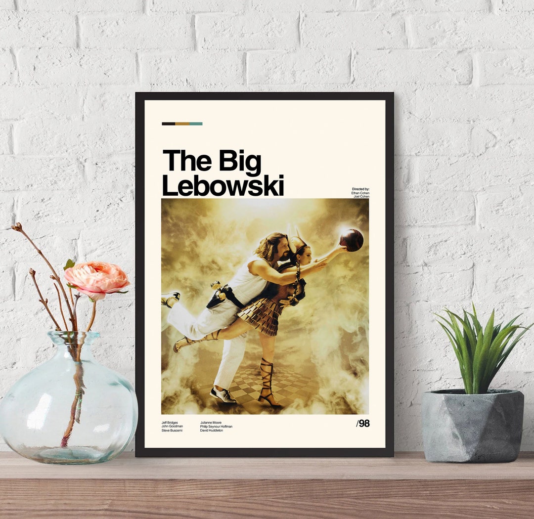 The Big Lebowski Movie Poster the Big Lebowski Print Wall Etsy